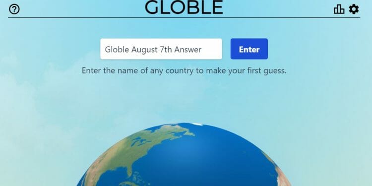 Globle Answer August 7th 2022