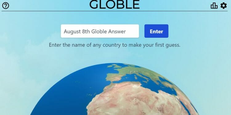 Globle Answer August 8 2022