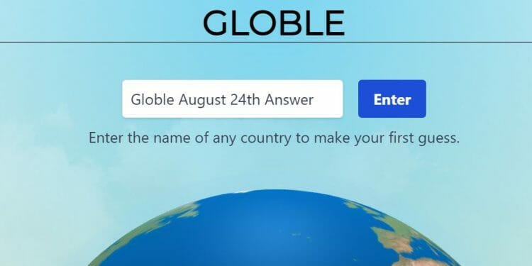 Globle August 24th Answer Today