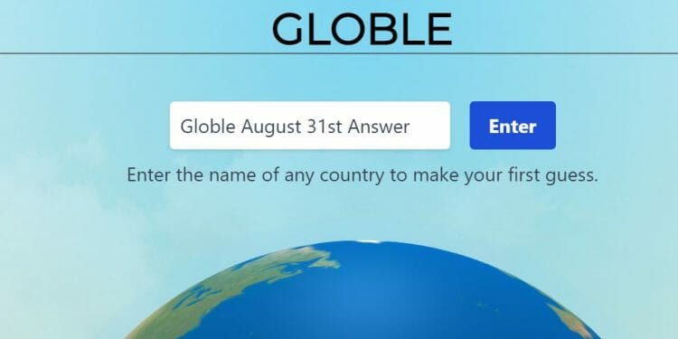 Globle August 31st Answer Today Hints