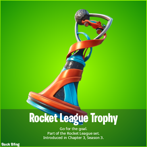 Rocket League Trophy Back Bling