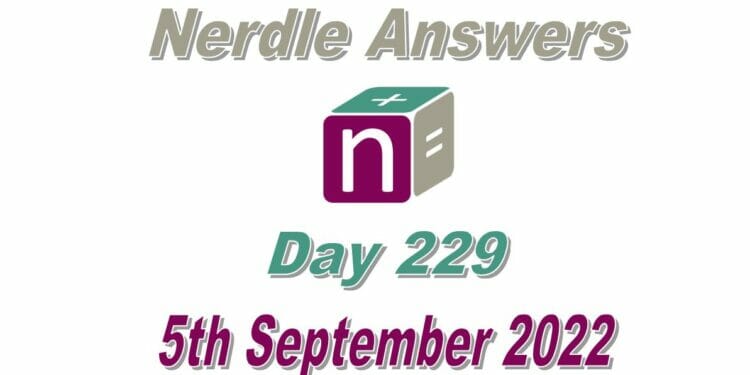 Daily Nerdle 229 Answers - September 5th, 2022