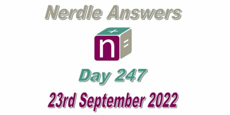 Daily Nerdle 247 Answers - September 23rd, 2022