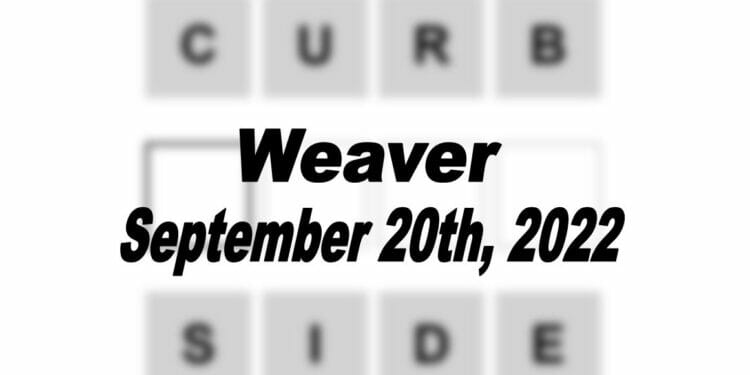 Daily Weaver - 20th September 2022