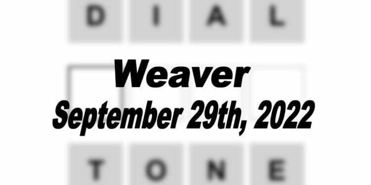 Daily Weaver - 29th September 2022