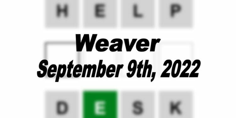 Daily Weaver - 9th September 2022