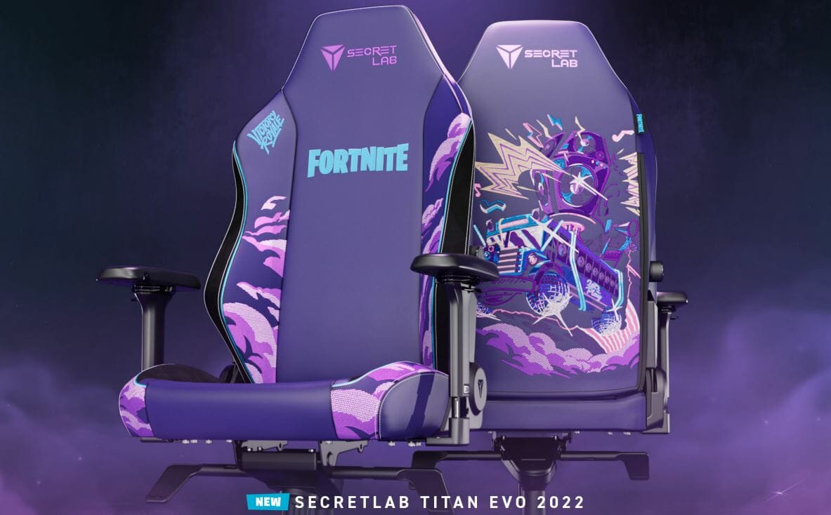 Кресло боевого автобуса Fortnite x Secretlab