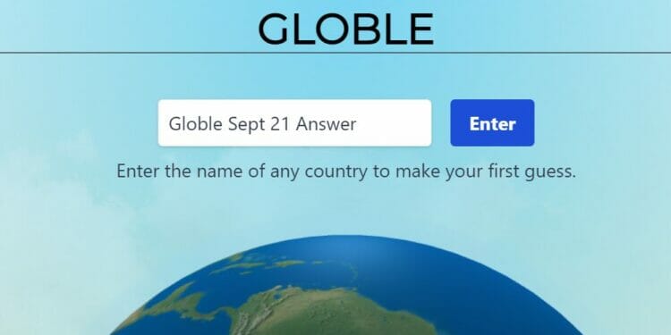 Globle 21 September Answer and Hints Today