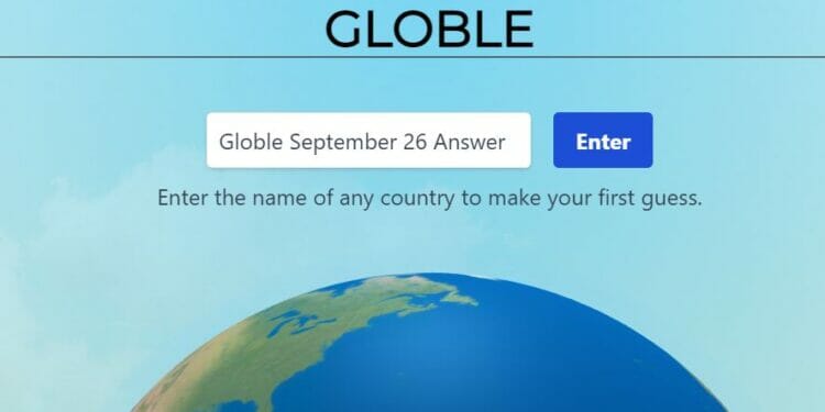 Globle 26 September Answer and Hints