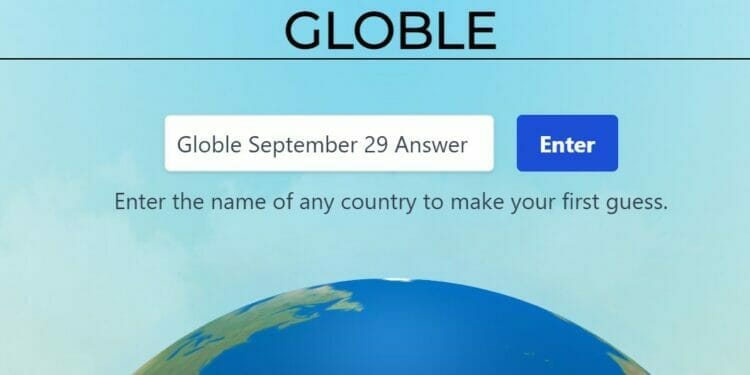 Globle 29 September Answer and Hints Today