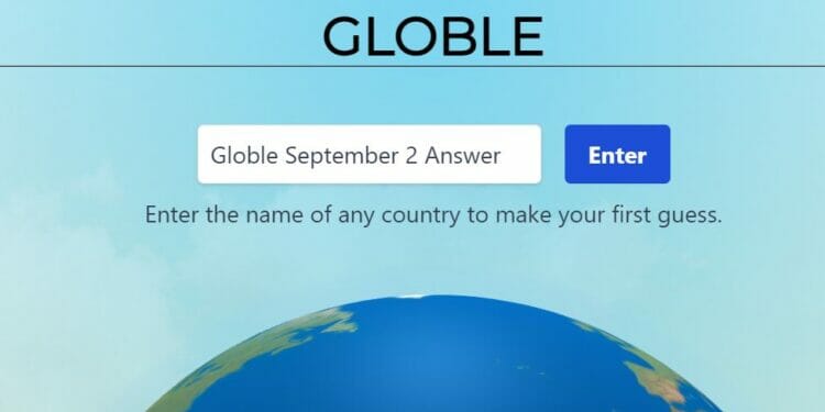 Globle September 2nd Answer 2022 Today