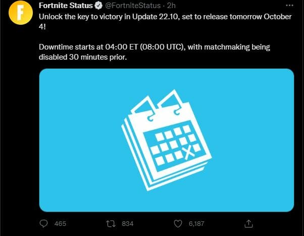 Are the Fortnite Servers Down Today Right Now October 4 2022