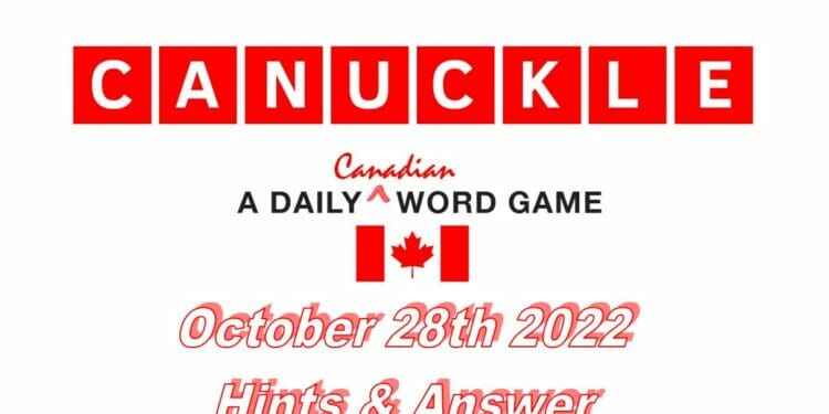 Daily Canuckle - 28th October 2022