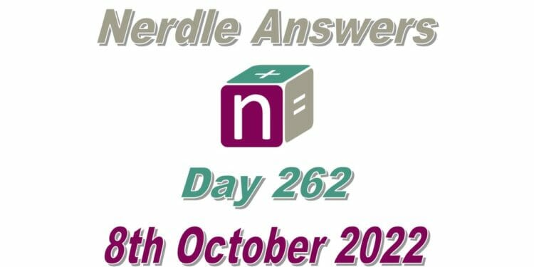 Daily Nerdle 262 Answers - October 8th, 2022