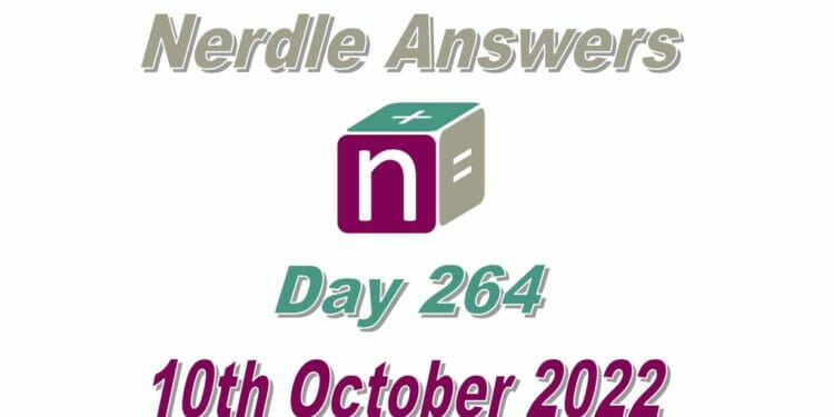 Daily Nerdle 264 Answers - October 10th, 2022