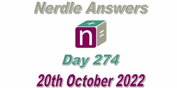 Daily Nerdle 274 Answers - October 20th, 2022