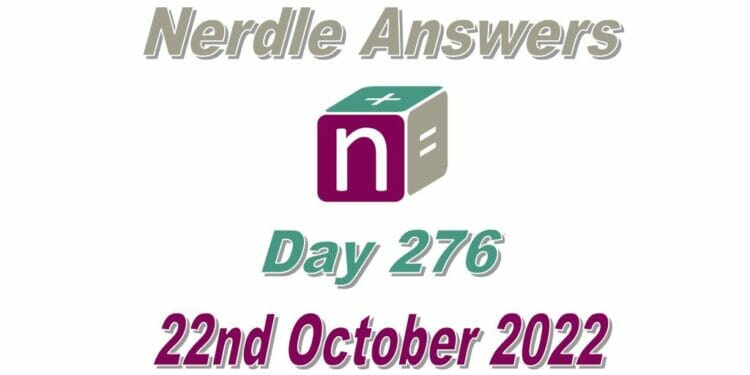 Daily Nerdle 276 Answers - October 22nd, 2022