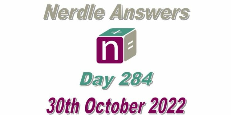 Daily Nerdle 284 Answers - October 30th, 2022