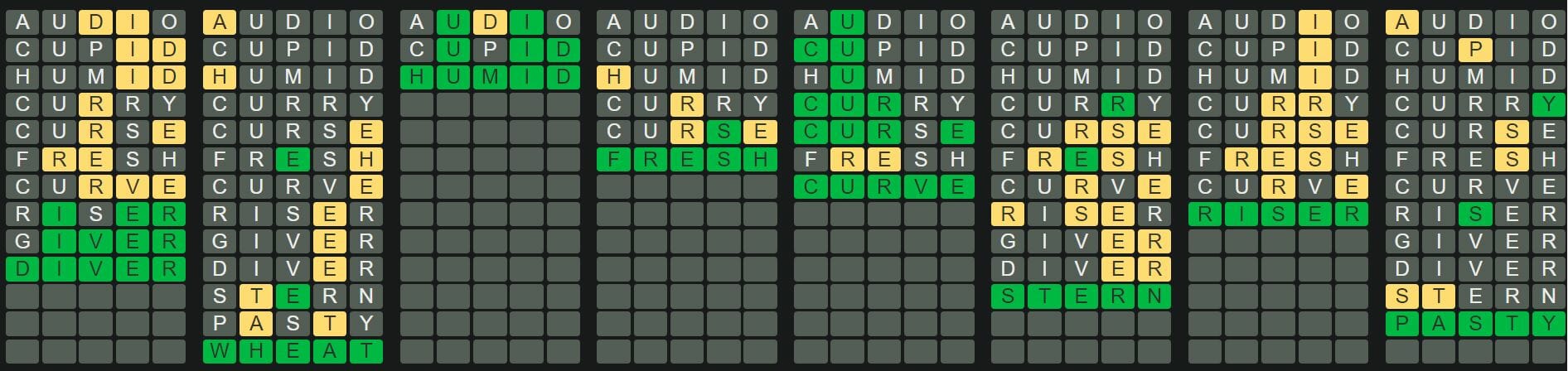 Daily Octordle 255 Answer - October 6th 2022