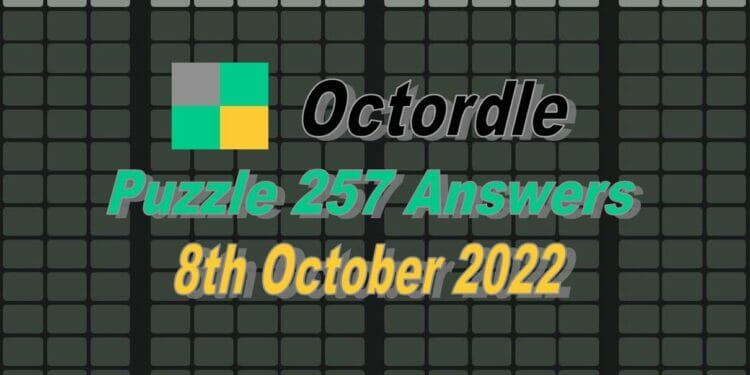 Daily Octordle 257 - October 8th 2022