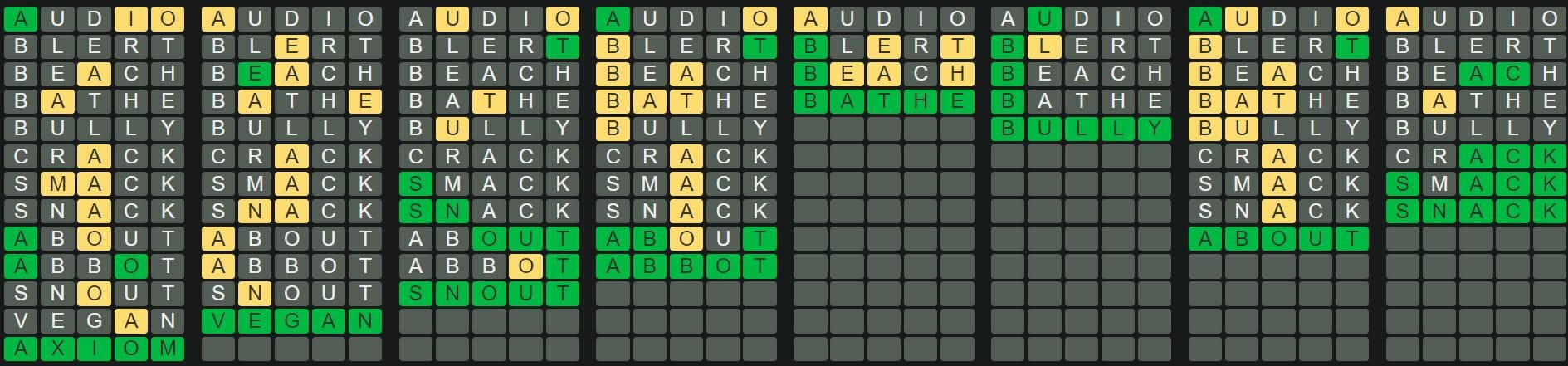 Daily Octordle 275 Answer - October 26th 2022