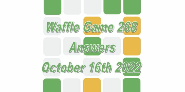 Daily Waffle - October 16th 2022