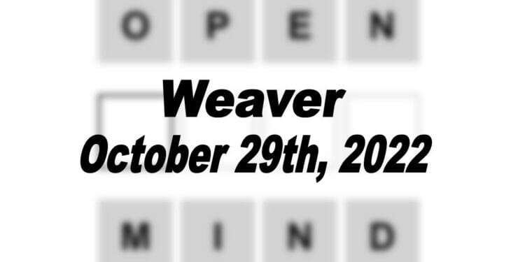 Daily Weaver - 29th October 2022