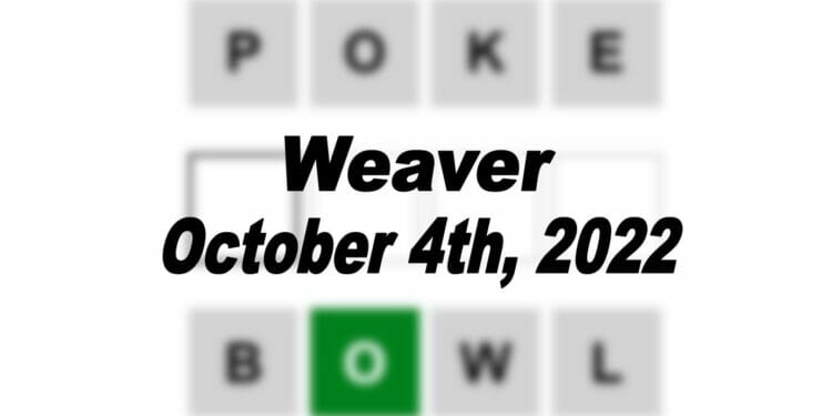 Daily Weaver - 4th October 2022