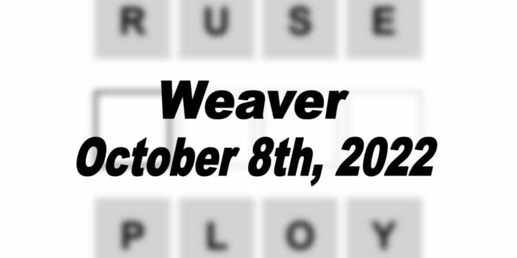 Daily Weaver - 8th October 2022