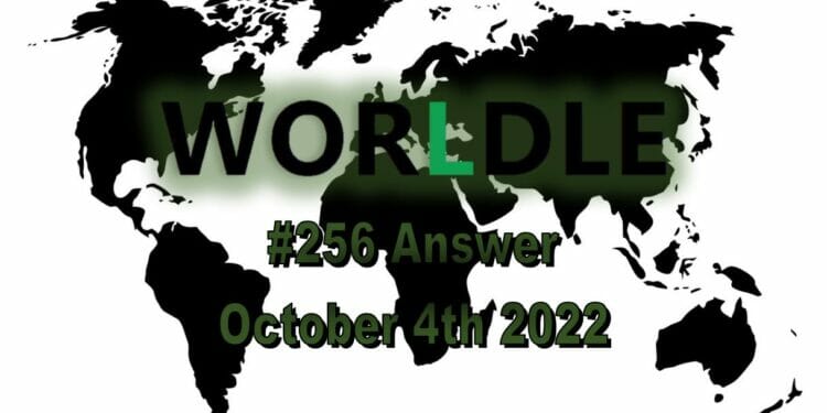 Daily Worldle - October 4th 2022