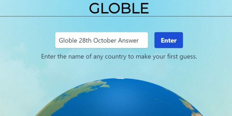 Globle 28 October Answer and Hints Today