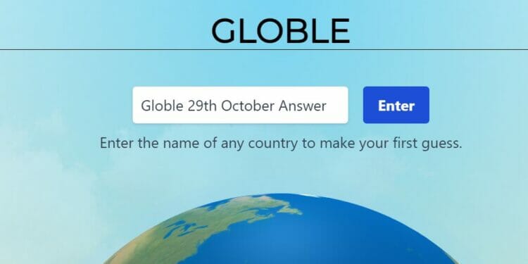 Globle 29 October Answer and Hints Today