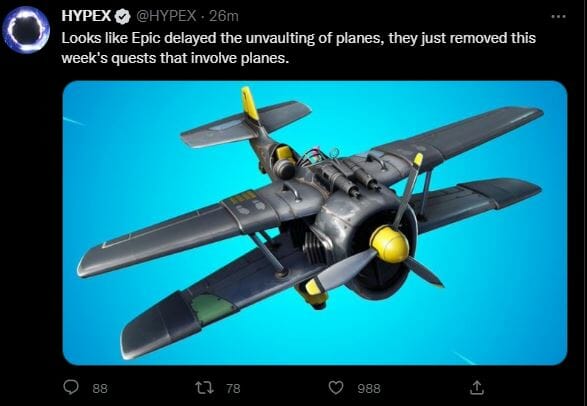 Have Planes Returned to Fortnite
