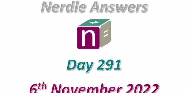Daily Nerdle 291 Answers - November 6th, 2022
