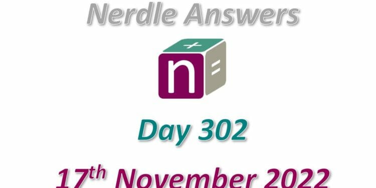 Daily Nerdle 302 Answers - November 17th, 2022