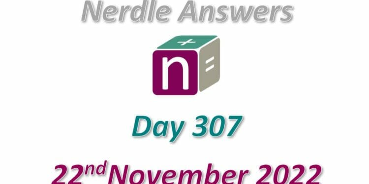 Daily Nerdle 307 Answers - November 22nd, 2022