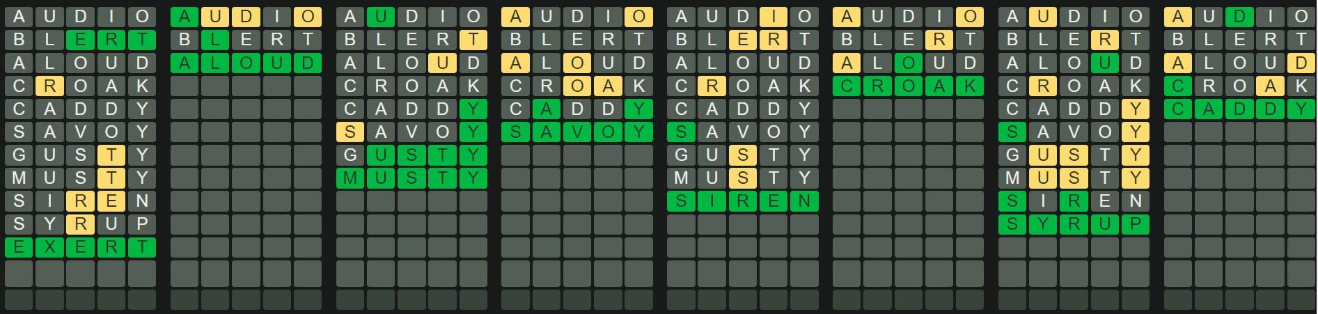 Daily Octordle 309 Answer - November 29th 2022