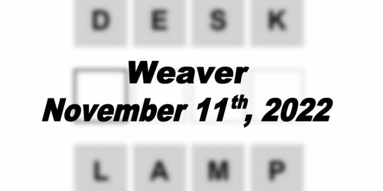 Daily Weaver - 11th November 2022