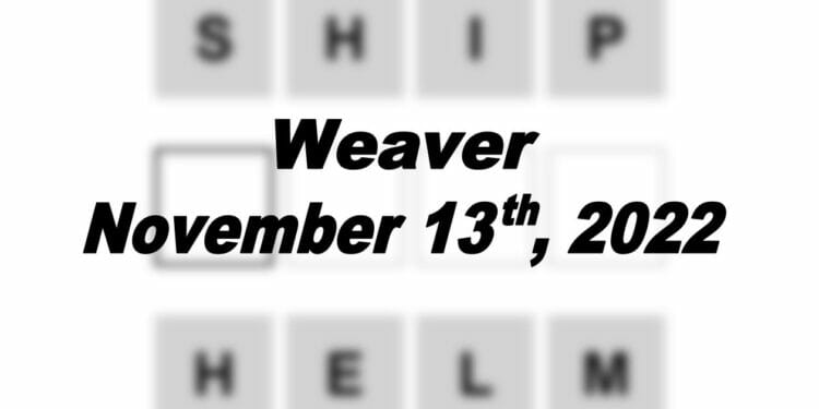 Daily Weaver - 13th November 2022