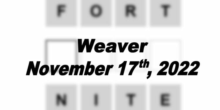 Daily Weaver - 17th November 2022