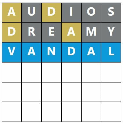 Daily Word Hurdle #619 Morning Answer - 23rd November 2022
