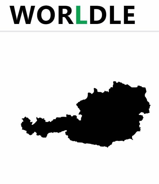 Daily Worldle 311 Country - November 28th 2022