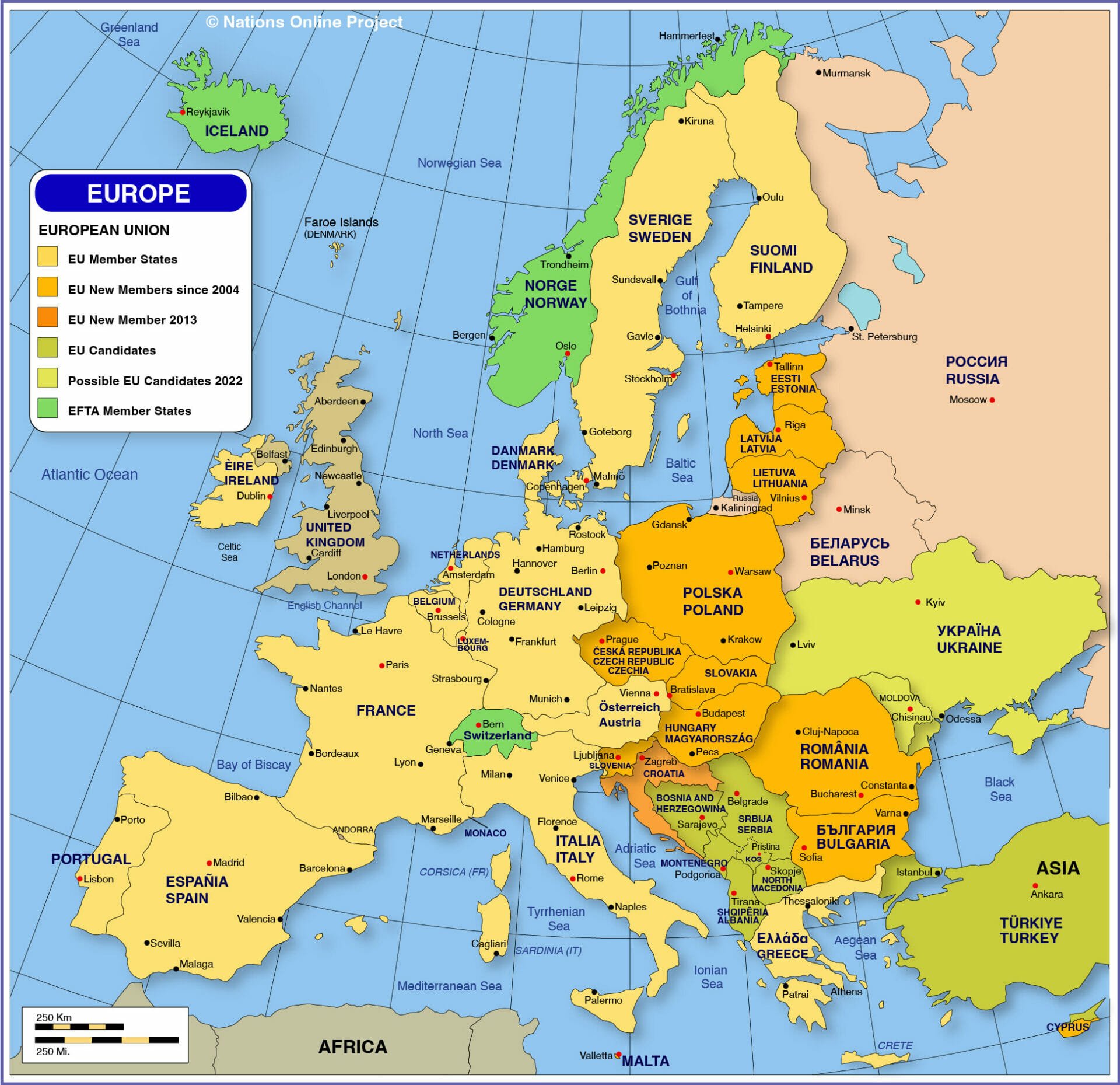 Europe Map