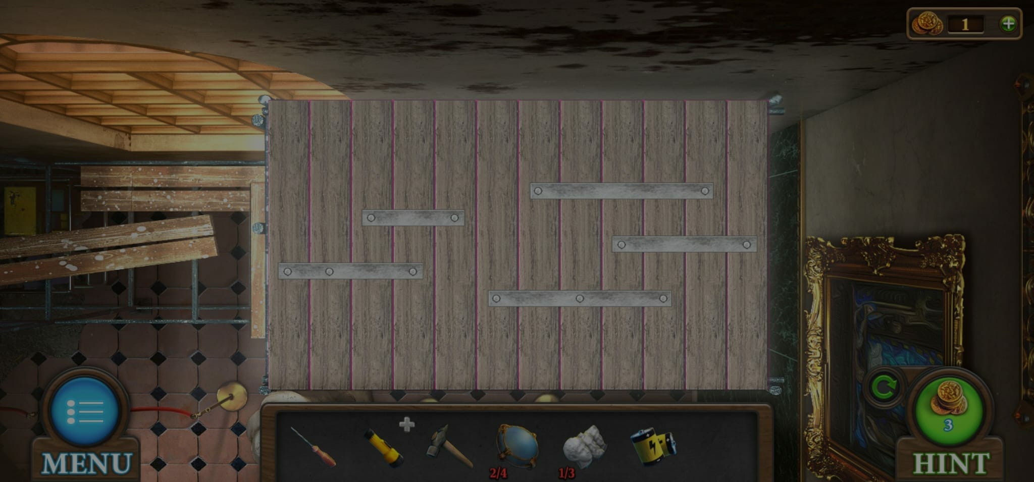 Tricky Doors Planks Puzzle Completed