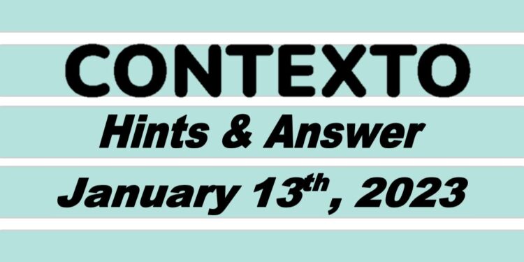 Daily Contexto 117 - January 13th 2023