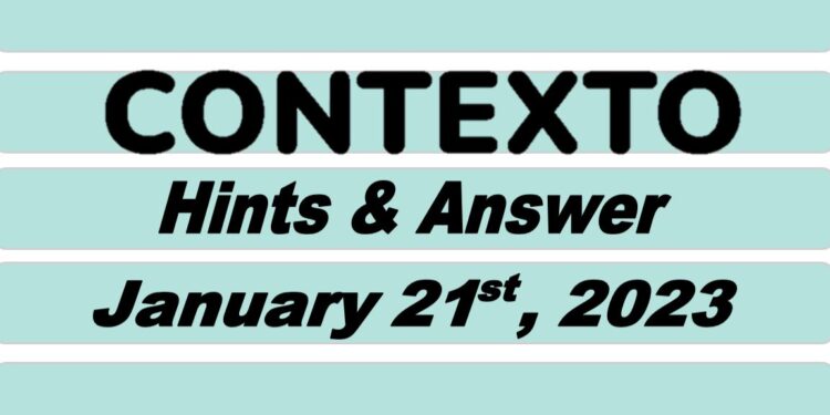 Daily Contexto 125 - January 21st 2023