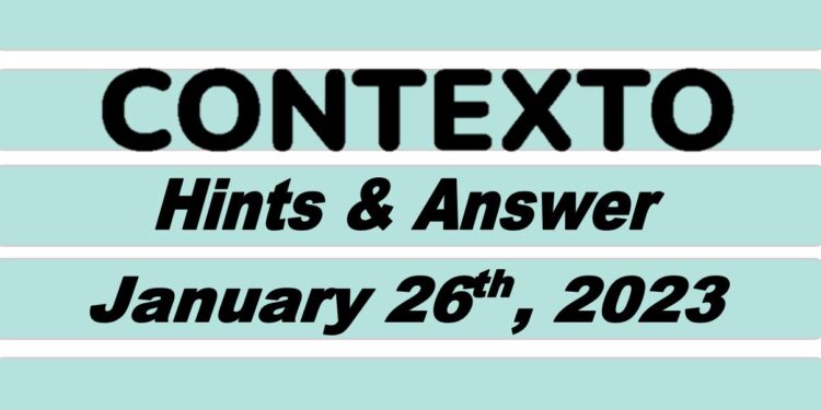 Daily Contexto 130 - January 26th 2023