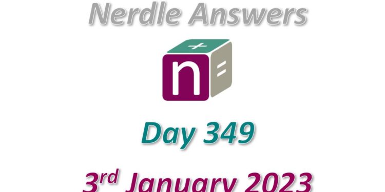 Daily Nerdle 349 Answers - January 3rd, 2023