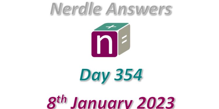 Daily Nerdle 354 Answers - January 8th, 2023