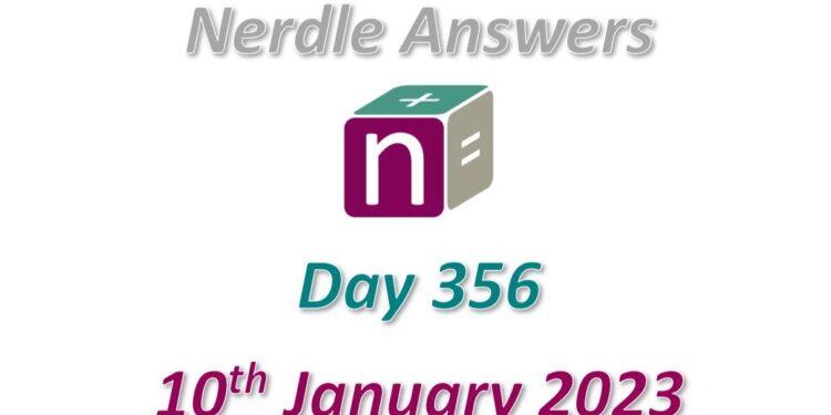 Daily Nerdle 355 Answers - January 10th, 2023